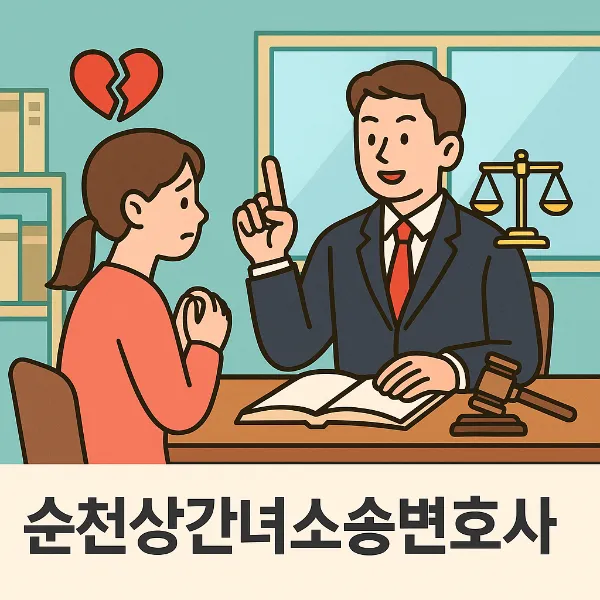 순천상간녀소송변호사, 이혼전문변호사상담